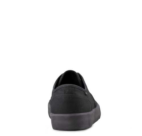Lugz | Lear Classic Casual Sneakers for Men | Lace Up Mens Canvas Shoes | Everyday Men Footwear, Black, 10.5 US