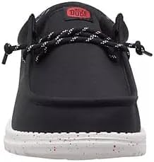 HEYDUDE Wally Funk Jersey Jacquard Black/Multi 11, Men’s Shoes, Slip-on Loafers, Comfortable & Light-Weight