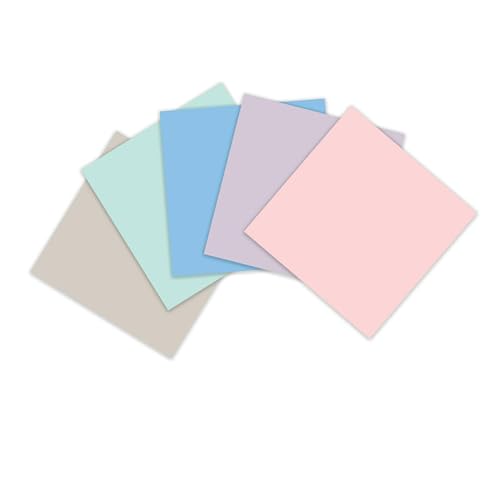 Post-it 100% Recycled Paper Super Sticky Notes, 3 in. x 3 in., 5 Pads, 70 Sheets per Pad, Wanderlust Pastels, New Year Organization or Second Semester School Supplies