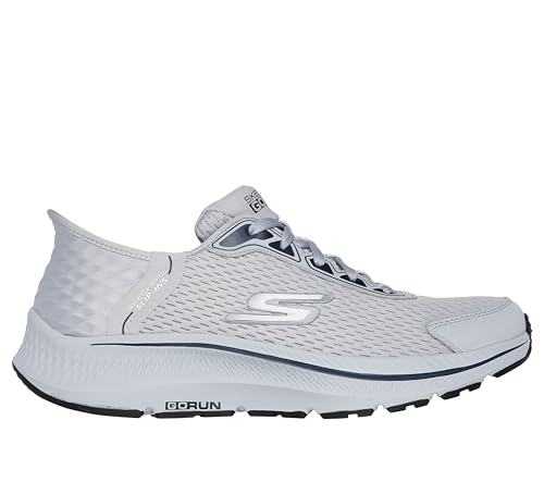 Skechers Hands Free Slip-ins Go Run Consistent 2.0 Empowered Sneaker, Light Grey, 9.5