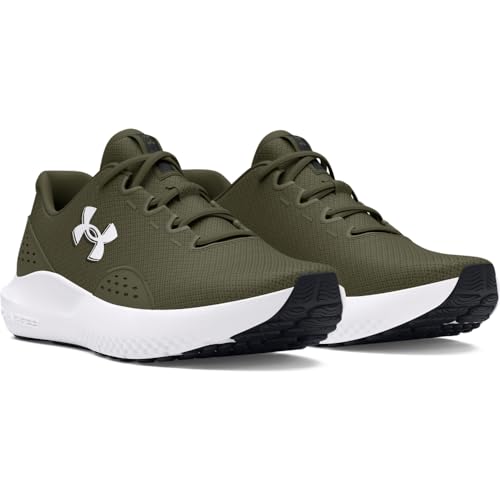 Under Armour Men's Charged Surge 4, (301) Marine OD Green/Marine OD Green/White, 9.5, US