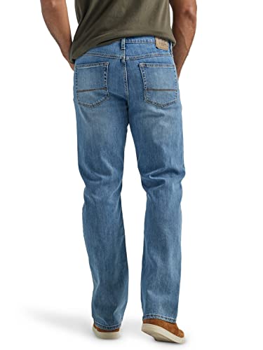Wrangler Authentics Men's Relaxed Fit Boot Cut Jean, Riptide, 36W x 34L