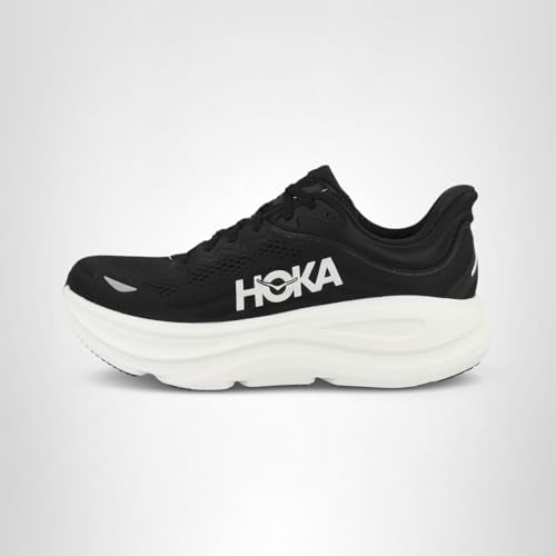 Hoka Men's Bondi 9 Black/White 9.5 Medium