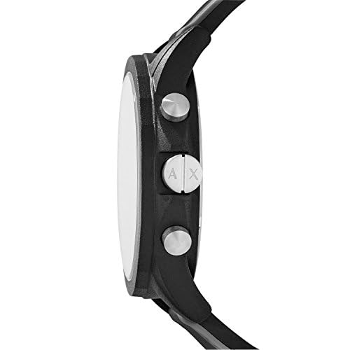 Armani Exchange A｜X Men's Chronograph Black & Gray Silicone Strap Watch (Model: A|X1331)