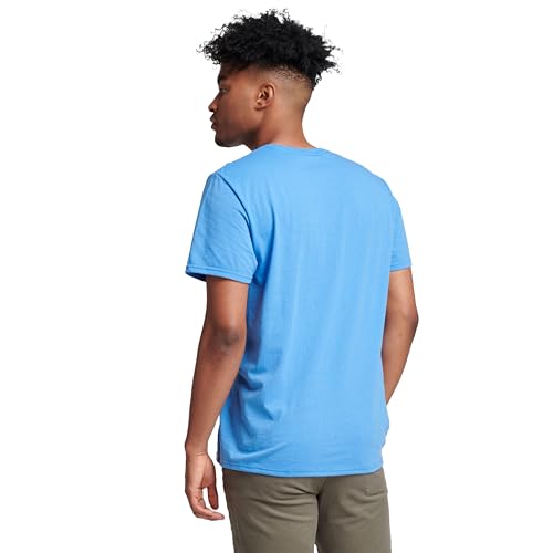 Russell Athletic mens Cotton Performance Short Sleeve T-shirt T Shirt, Collegiate Blue, XX-Large US