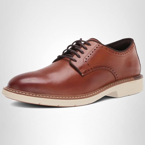 Cole Haan Men's Go-to Plain Toe Oxford, British Tan, 11 Medium