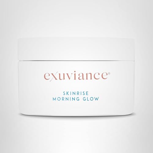 EXUVIANCE SkinRise Morning Glow, Anti Aging Facial Toning Pads |Gently Exfoliates and Hydrates Skin's Moisture Barrier, with PHA/Bionics, Green Tea & Cucumber Extract, 1.7 Fl oz