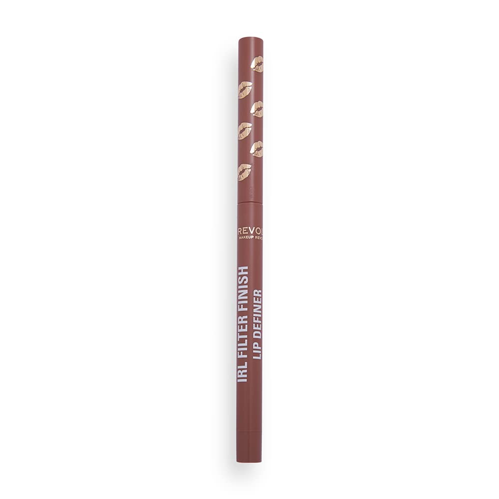 Makeup Revolution, IRL Filter Finish Lip Liner Definer Cappuccino Nude Waterproof Long Lasting Set with Matching Lipsticks or Lip Gloss