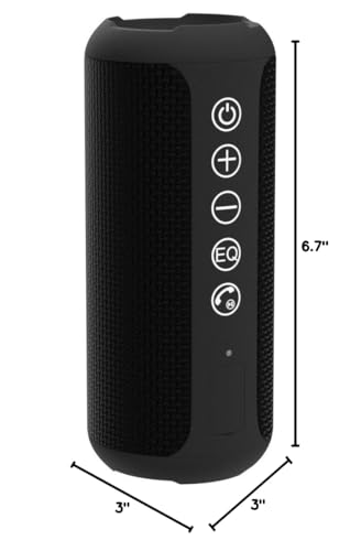 Ortizan Portable Bluetooth Speaker: IPX7 Waterproof, Wireless, Big Sound, Deep Bass, Dual Pairing, 30H Playtime, Valentines Day Gifts for Him, Birthday Gifts for Men Women, Adult White Elephant Gifts