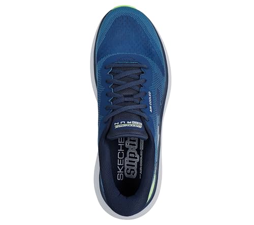 Skechers Men's Hands Free Slip-ins Max Cushioning Endeavour - Exciton Sneaker, Navy, 10.5
