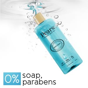Pears Pure & Gentle Body Wash with Fresh Mint Extract - Nourishing Gel Cleanser with 10x More Moisturiser *- Beauty Bath for Moisturising Care - Suitable for Men and Women - 250ml (3 Pack)