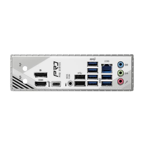 ASRock B860 Pro RS Intel Core Ultra DDR5 8666 MHz 256GB M.2 LGA1851 ATX Motherboard SATA3 6.0 Gb/s PCIe 5.0 BIOS Flashback