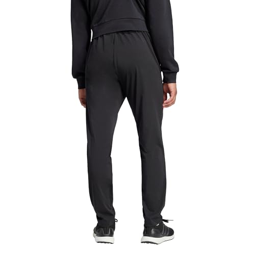 Adidas Mens Essentials Linear Single Jersey Sportswear Pants, Black/White, Large