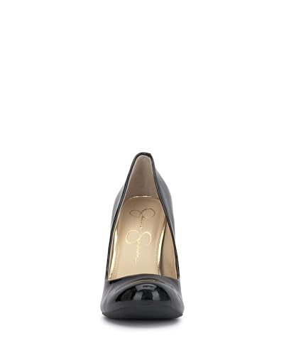 Jessica Simpson Women's Calie Pump, Black Patent, 8 Wide