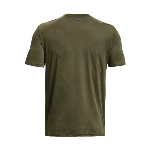 Under Armour Men's Sportstyle Left Chest Short-Sleeve T-Shirt, (390) Marine OD Green/Black/Black, X-Large