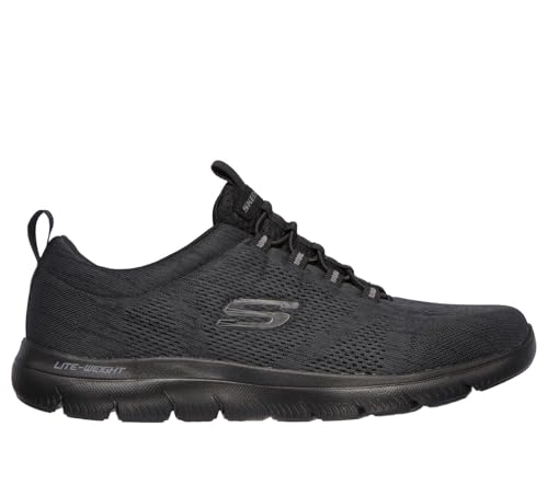 Skechers mens Skechers Men's Summits Louvin Loafer, Black, 10 US