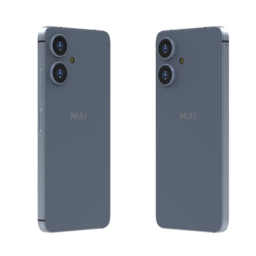 NUU N20 Basic Cell Phone, Wide-Angle Camera, 6GB + (6GB Extended RAM), 128GB Storage, 6.6" 90Hz HD+ Display, Dual SIM 4G, Octa-Core, Android 15, Unlocked,1 Year US Warranty (Blue)