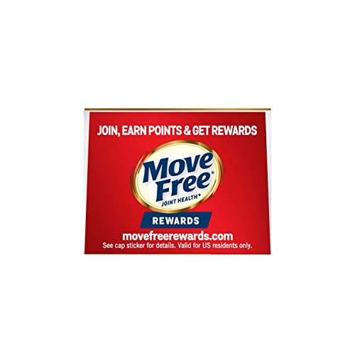 Move Free Ultra Triple Action Joint Support Supplement - Type II Collagen Boron & Hyaluronic Acid - Supports Joint Comfort, Cartiliage & Bones in 1 Tiny Pill Per Day, 64 Tablets (64 servings)*