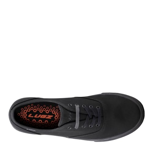 Lugz | Lear Classic Casual Sneakers for Men | Lace Up Mens Canvas Shoes | Everyday Men Footwear, Black, 10.5 US
