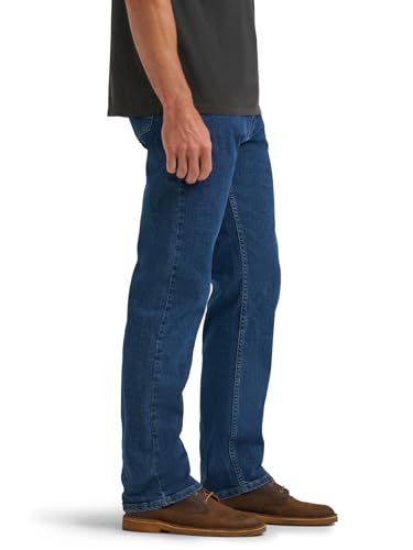 Regular Fit Comfort Flex Waist Jean, Dark Stonewash, 42W x 30L
