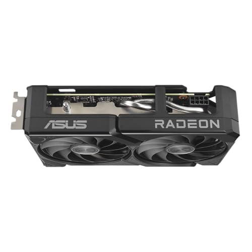 ASUS Dual Radeon™ RX 9060 XT 16GB GDDR6 Graphics Card (PCIe 5.0, HDMI 2.1b, DisplayPort 2.1a, 2.5-Slot Design, Axial-tech Fan Design, 0dB Technology, and More)