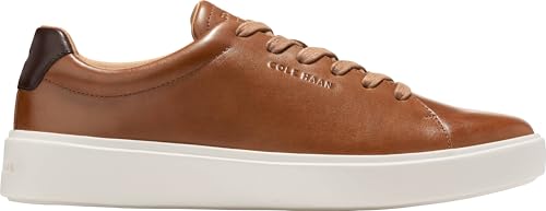 Cole Haan Mens Grand Crosscourt Traveler Sneaker, British Tan/Dark Chocolate/Egret, 9.5-M US