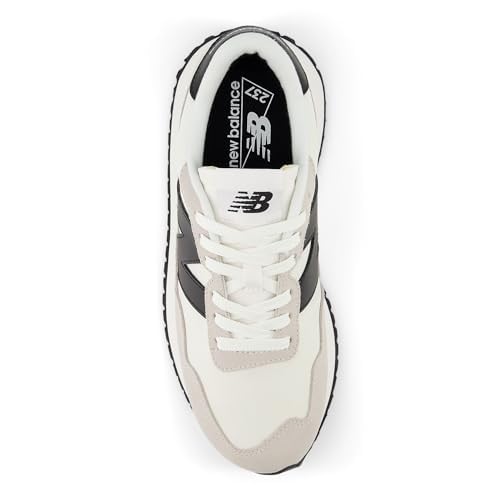 New Balance Women's 237 Sneaker, Sea Salt/Silver Birch/Black, 8 M