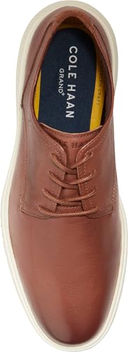 Cole Haan mens Grand+ Plain Toe Oxford, British Tan Leather/Ivory, 9.5 US