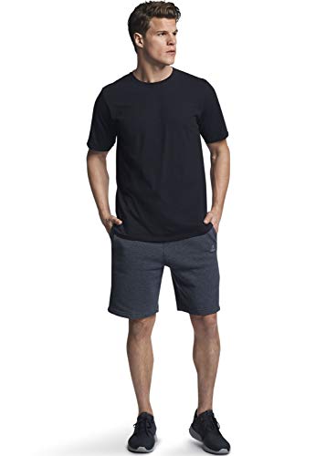 Russell Athletic Mens Cotton Performance Short Sleeve T-Shirt T Shirt, Black, Small-X-Large US