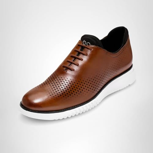 Cole Haan Mens 2 Zerogrand LSR Wing British Tan/Black/Ivory 12 D - Medium