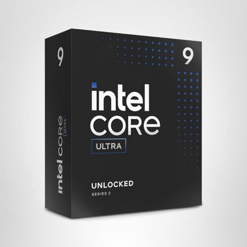 Intel Core Ultra 9 Desktop Processor 285K - 24 cores (8 P-cores + 16 E-cores) and 24 threads - Up to 5.7 GHz unlocked - 40 MB Cache - Compatible with Intel 800 series chipset-based motherboards - Inte