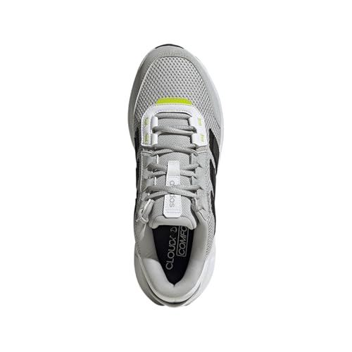 Adidas Men's Astrastar, Grey/Black/Solar Slime, 11