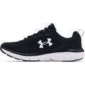 Under Armour Men's Charged Assert 9 Running Shoe, Black (001)/White, 9.5 M US