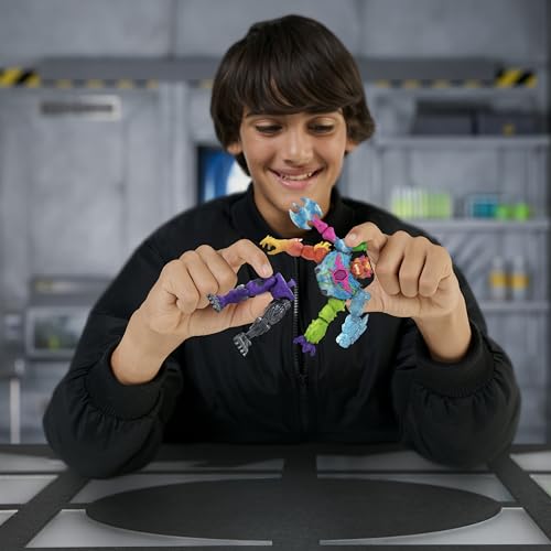 MrBeast Lab Hybrids Mega Pack, Reveal Different Hybrid Parts to Create 5 Mix & Match Action Figures, Including a Mega Torso Panther Experiment to Reveal Real Colors, Collect 30+ Beasts