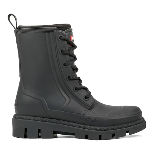 Hunter Women's Diana Waterproof, Black, 9 Medium