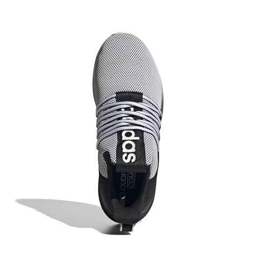 Adidas Men's Lite Racer Adapt 7.0, White/Black/White, 9