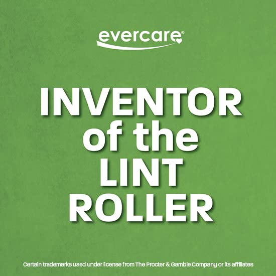Evercare Gain Scented All-Purpose Lint Roller Value Pack with 2 Lint Rollers and 3 Refill Rolls, 60 Sheets Each