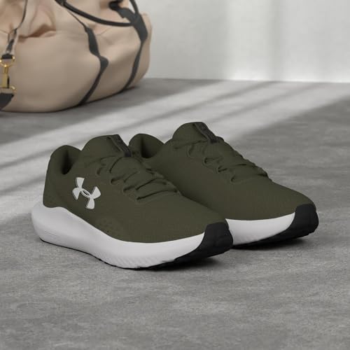 Under Armour Men's Charged Surge 4, (301) Marine OD Green/Marine OD Green/White, 9.5, US