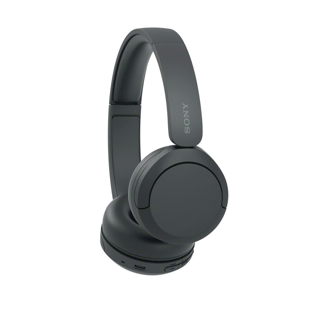 Sony WH-CH520 Wireless Headphones Bluetooth On-Ear Headset with Microphone and up to 50 Hours Battery Life with Quick Charging, Black