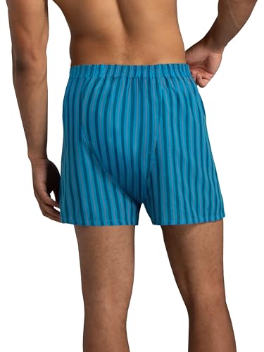 Fruit of The Loom Men's Tag-Free Boxer Shorts (Knit & Woven), Woven - 6 Pack - Assorted Colors, Large