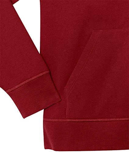 Amazon Essentials Women's Fleece Full-Zip Hoodie (Available in Plus Size), Burgundy, X-Large