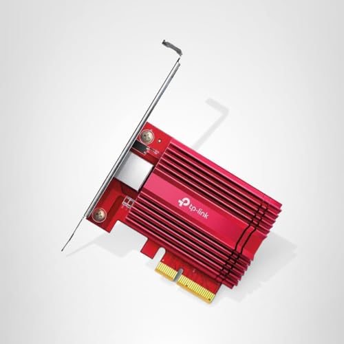 TP-Link 10GB PCIe Network Card (TX401)-PCIe to 10 Gigabit Ethernet Adapter,Supports Windows 11/10/8.1/8/7, Servers 2019/2016/2012 R2, and Linux, Including a CAT6A Cable