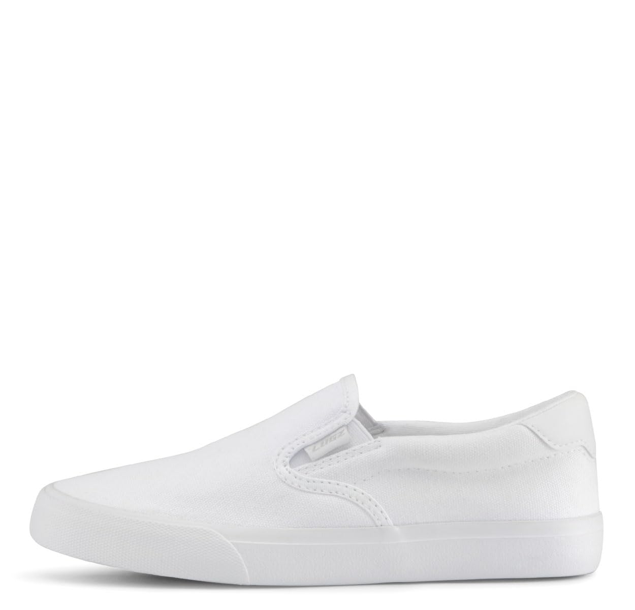 Lugz Women's Clipper Sneaker, White, 7 M US