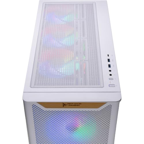 Skytech Gaming Chronos 3 Desktop PC, Intel i7 14700F 2.1 GHz (5.3GHz Turbo), NVIDIA RTX 5060 Ti 16GB, 1TB NVMe SSD, 16GB DDR5 RAM 5200, 850W Gold ATX 3 PSU, 360mm ARGB AIO, Wi-Fi, Win 11