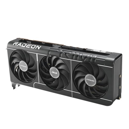 ASUS Prime Radeon™ RX 9070 XT OC Edition Graphics Card, AMD (PCIe 5.0, HDMI/DP 2.1, 2.5-Slot Design, Axial-tech Fans, Ball Bearings, Dual BIOS, GPU Guard)