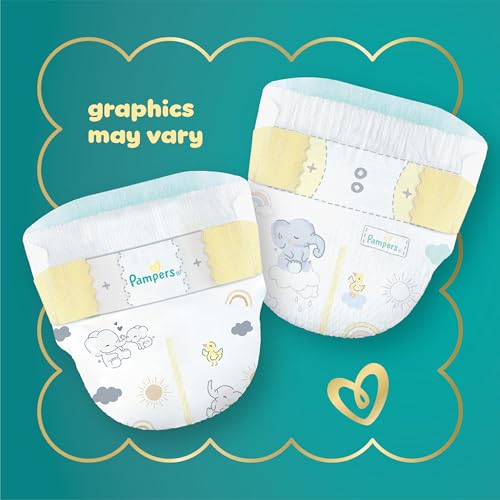 Pampers Swaddlers Diapers, Size 0 (up to 10 lbs), 140 Count, Absorbent, Keeps Baby Dry and Comfortable, Skin Safe Disposable Baby Diaper (Packaging May Vary)