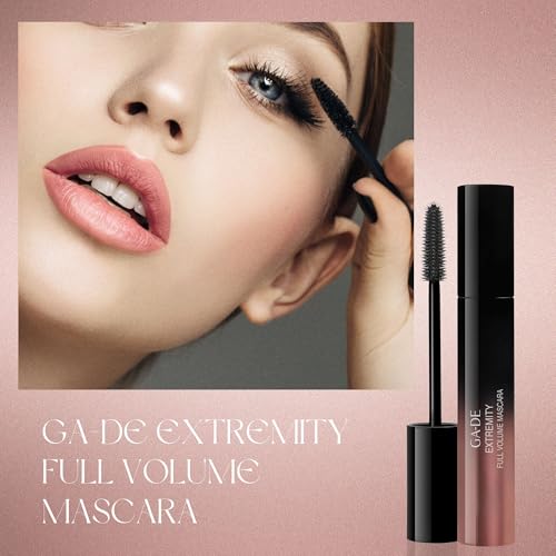 GA-DE Extremity Full Volume Mascara - Lift and Definition - Enriched with Ceramide A2 for Enhanced Lash Volume - 2-in-1 Hybrid Brush - Black - 0.4 oz