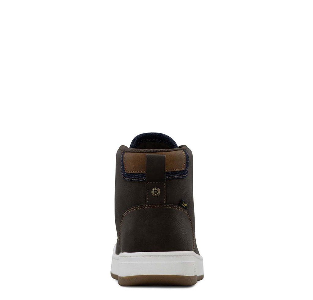 Lee | Spencer Sneaker for Men | Comfortable Denim Men's Shoe | Everyday Men Footwear, Black Coffee/Navy Denim/British Tan, 9