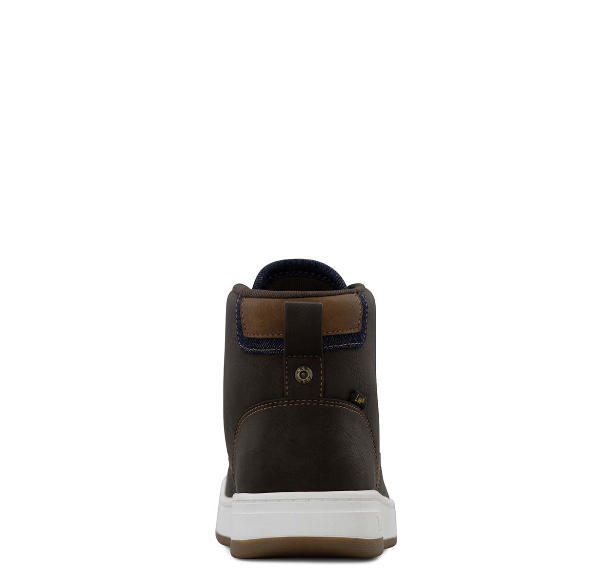 Lee | Spencer Sneaker for Men | Comfortable Denim Men's Shoe | Everyday Men Footwear, Black Coffee/Navy Denim/British Tan, 9