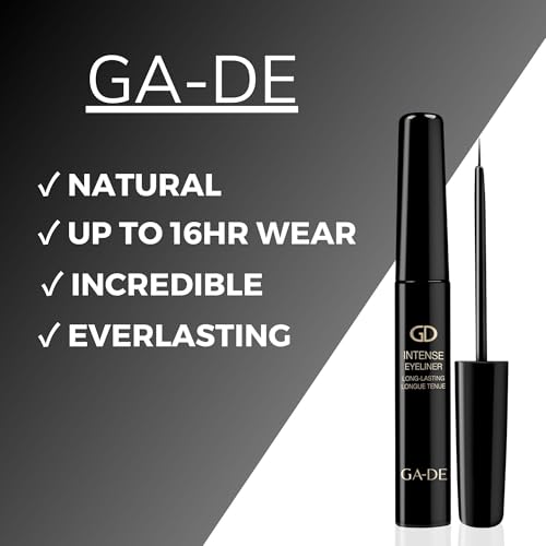 GA-DE Eye Liner Intense Long Lasting - Pencil Eye Liner, Waterproof Smudge Proof - Glamorous Look That Lasts All Day and Night - Black - 0.27 oz